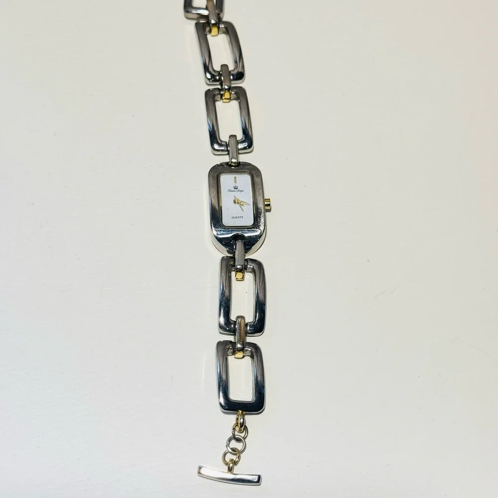 Premier Designs Rectangular Two-tone Watch
